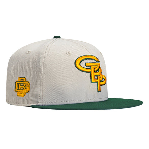 New Era 59Fifty City Stone Dome Green Bay Packers Logo Patch Hat - Stone, Green