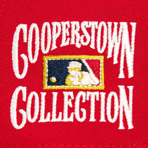 New Era 59Fifty Philadelphia Phillies Cooperstown Collection Patch Hat - Red