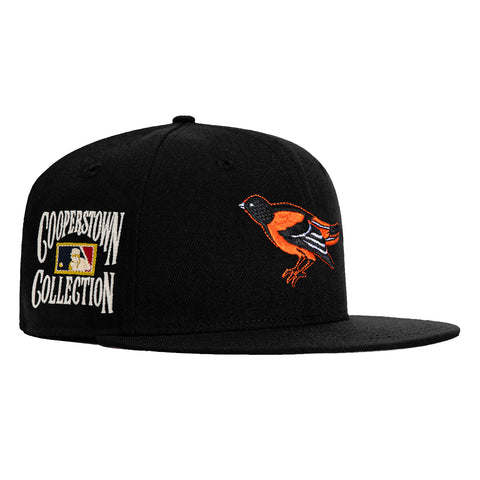 New Era 59Fifty Baltimore Orioles Cooperstown Collection Patch Hat - Black