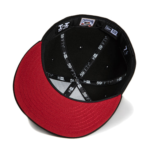 New Era 59Fifty Boston Red Sox 2004 World Series Patch Alternate Hat - Black, White, Red