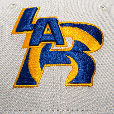 New Era 59Fifty City Stone Dome Los Angeles Rams Logo Patch Hat - Stone, Navy