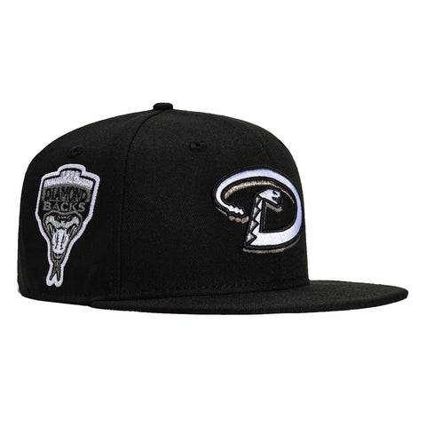 New Era 59Fifty Arizona Diamondbacks Inaugural Patch D Hat - Black, White