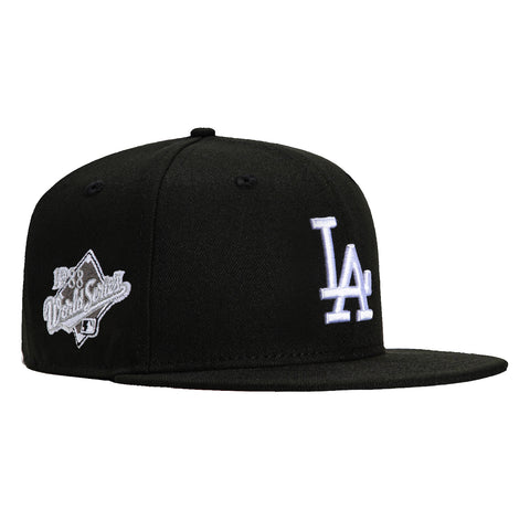 New Era 59Fifty Los Angeles Dodgers 1988 World Series Patch Hat - Black, White