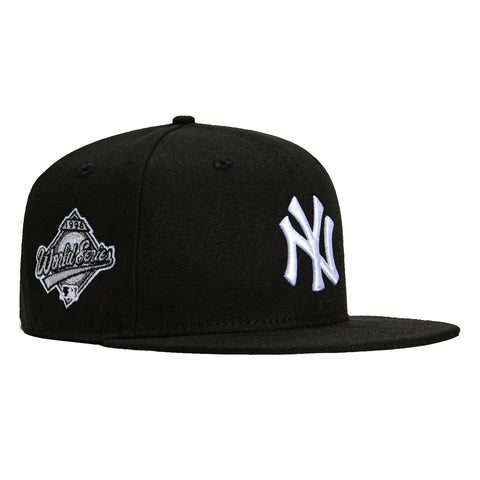 New Era 59Fifty New York Yankees 1996 World Series Patch Hat - Black, White