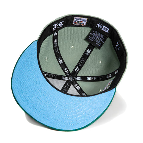 New Era 59Fifty Winter Forest Arizona Diamondbacks Inaugural Patch Upside Down Hat - Everest Green, Green