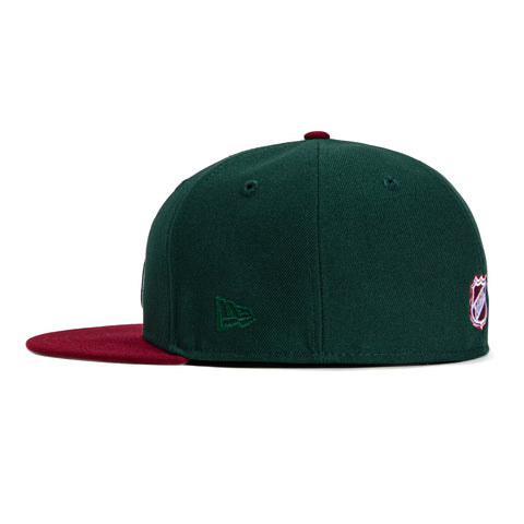 New Era 59Fifty Colorado Avalanche 2001 All Star Game Patch Hat - Green, Cardinal