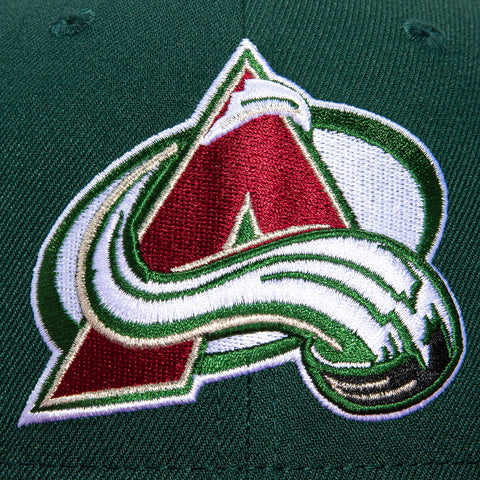 New Era 59Fifty Colorado Avalanche 2001 All Star Game Patch Hat - Green, Cardinal