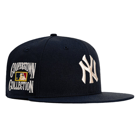 New Era 59Fifty New York Yankees Cooperstown Collection Patch Hat - Navy