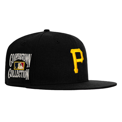 New Era 59Fifty Pittsburgh Pirates Cooperstown Collection Patch Hat - Black