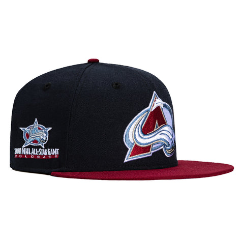 New Era 59Fifty Colorado Avalanche 2001 All Star Game Patch Hat - Navy, Cardinal