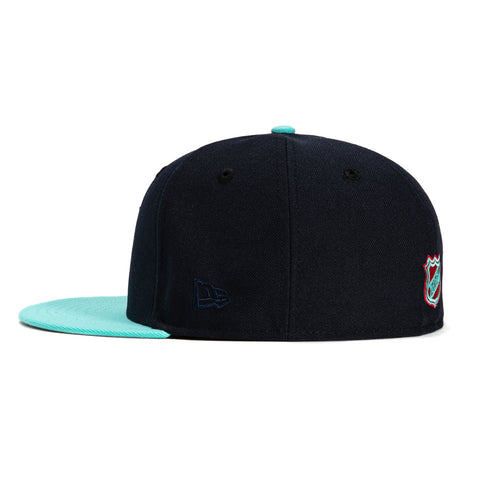 New Era 59Fifty Seattle Kraken Inaugural Patch Hat - Navy, Mint