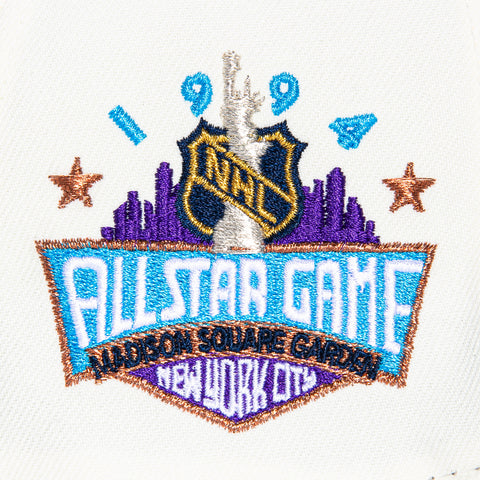 New Era 59Fifty St Louis Blues 1994 All Star Game Patch Hat - White, Navy, Light Blue