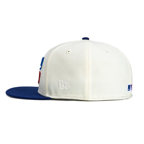 New Era 59Fifty Los Angeles Dodgers 17 Shohei Ohtani Patch Script Hat - White, Royal