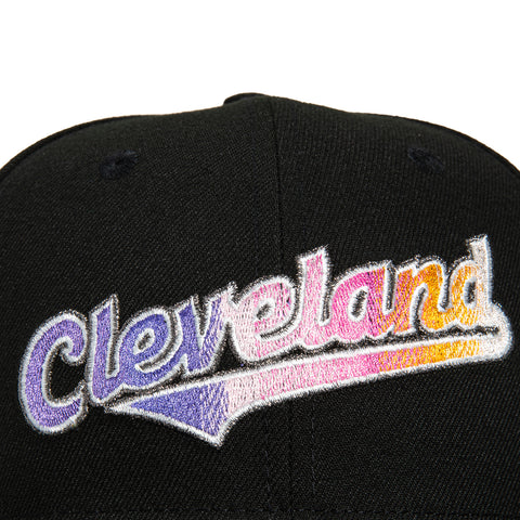 New Era 59Fifty Cleveland Indians 2019 All Star Game Patch Script Gradient Hat - Black