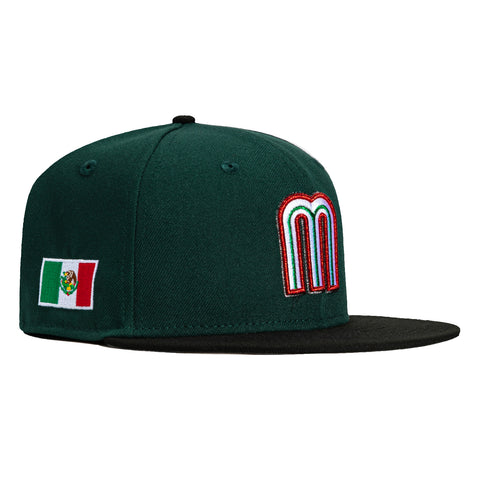 New Era 59Fifty Mexico World Baseball Classic Hat - Green, Black