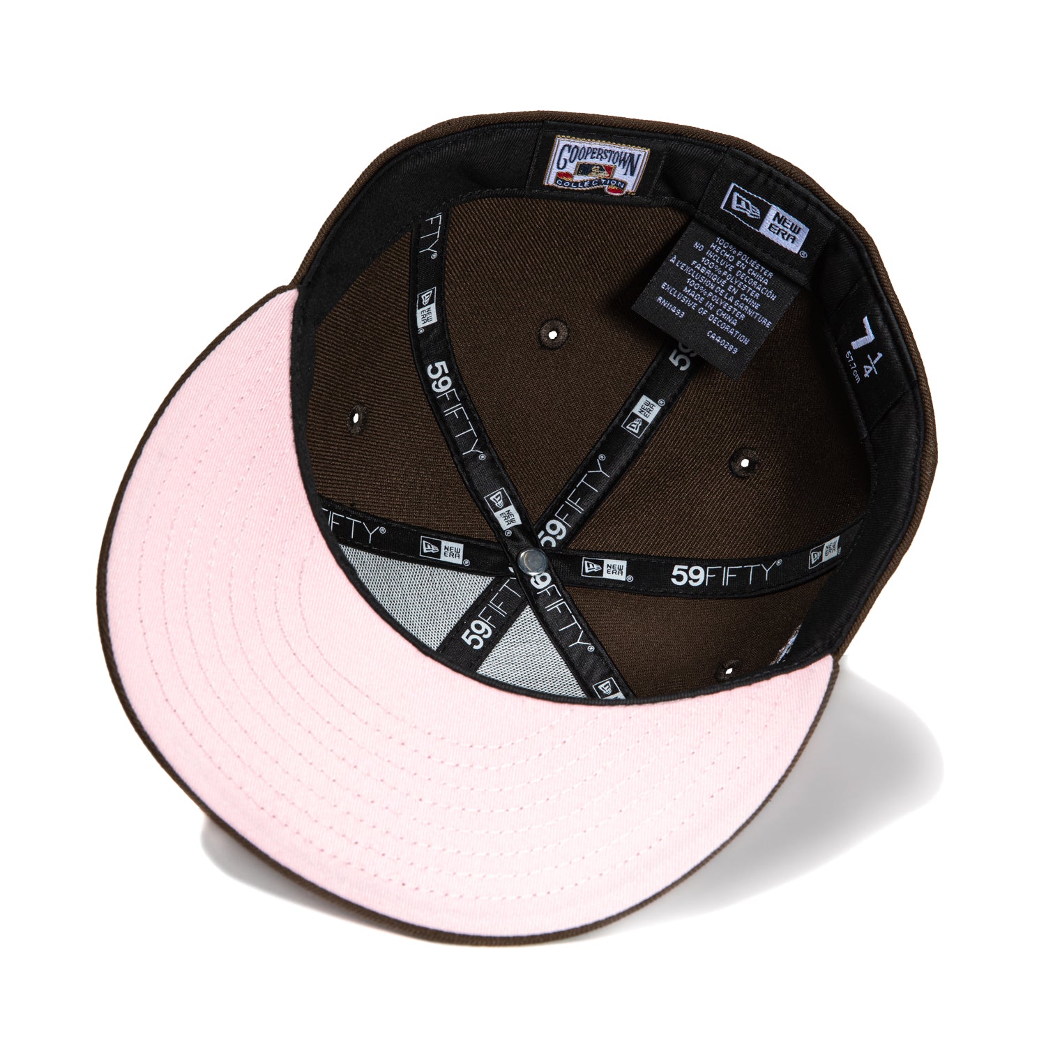 3/8 Dodgers Pink Mocha top 100th Anniversary Fitted