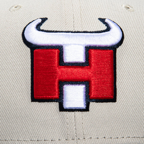 New Era 59Fifty City Stone Dome Houston Texans Logo Patch Hat - Stone, Navy