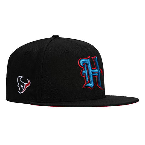 New Era 59Fifty Houston Texans Logo Patch H Hat - Black