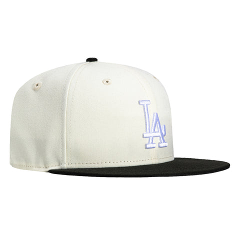 New Era 9Fifty Los Angeles Dodgers Snapback Hat - White, Black