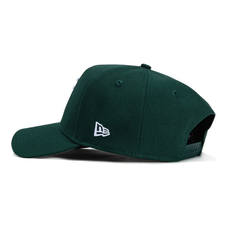 New Era 9Forty A-Frame Los Angeles Dodgers Upside Down Snapback Hat - Green, White