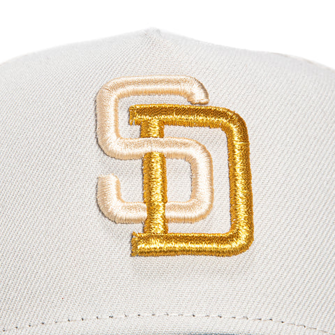 New Era 9Forty A-Frame San Diego Padres Petco Park Patch Snapback Hat - Stone, Green