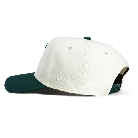 New Era 9Forty A-Frame Michigan State Spartans 2000 Final Four Patch Snapback Hat - White, Green