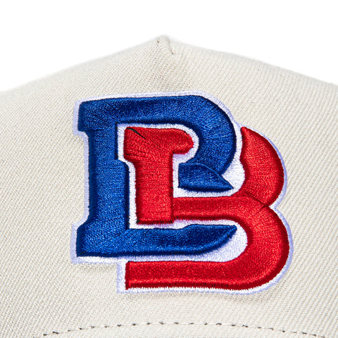 New Era 9Forty A-Frame City Stone Dome Buffalo Bills Logo Patch Hat - Stone, Royal