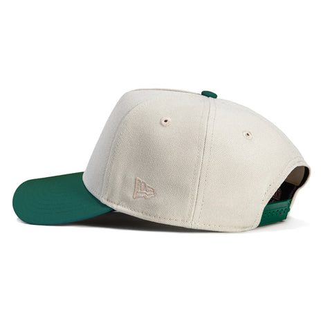 New Era 9Forty A-Frame City Stone Dome New York Jets Logo Patch Hat - Stone, Green