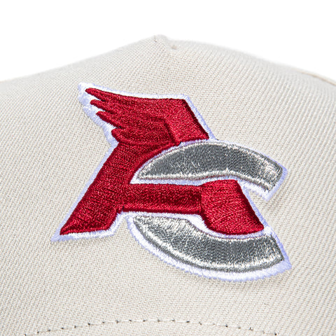 New Era 9Forty A-Frame City Stone Dome Arizona Cardinals Logo Patch Hat - Stone, Black