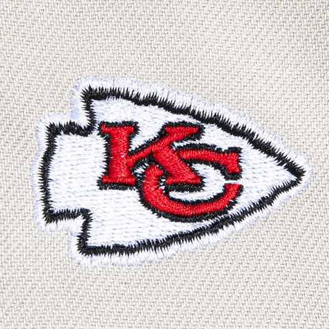 New Era 9Forty A-Frame City Stone Dome Kansas City Chiefs Logo Patch Hat - Stone, Red