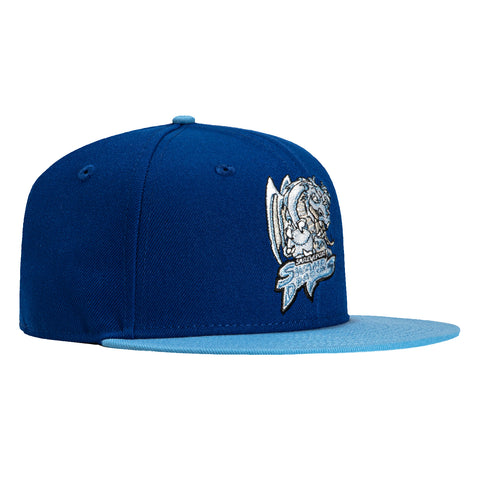 New Era 59Fifty 12 Days of Hatmas Shreveport Swamp Dragons Hat - Royal, Light Blue