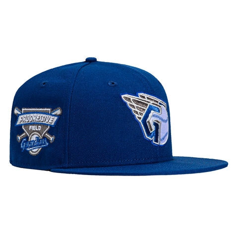 New Era 59Fifty 12 Days of Hatmas Cleveland Guardians Progressive Field Patch Alternate Hat - Royal