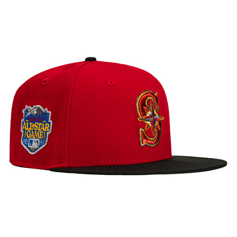 New Era 59Fifty 12 Days of Hatmas Seattle Mariners 2023 All Star Game Patch Hat - Red, Black