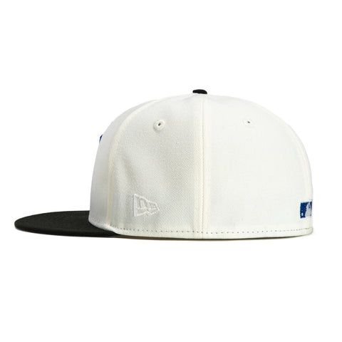 New Era 59Fifty 12 Days of Hatmas Arizona Diamondbacks Inaugural Patch Upside Down Hat - White, Black, Royal