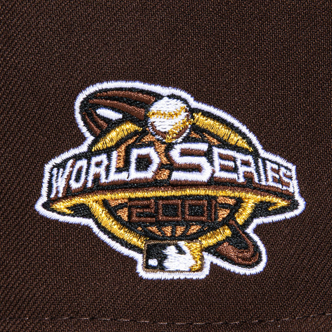 New Era 59Fifty Arizona Diamondbacks 2001 World Series Patch Swatch Fill Hat - Brown, Brown