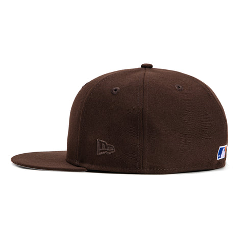 New Era 59Fifty New York Mets 40th Anniversary Patch Hat - Brown