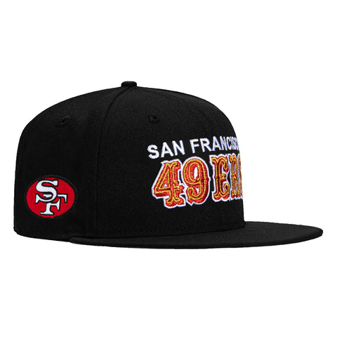 New Era 59Fifty San Francisco 49ers Logo Patch Hat - Black