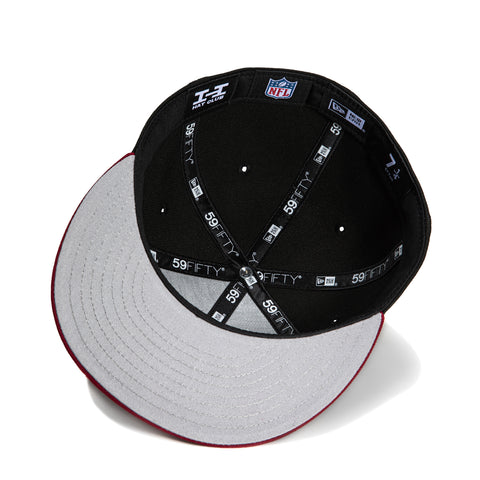 New Era 59Fifty San Francisco 49ers Logo Patch City Hat - Black, Cardinal