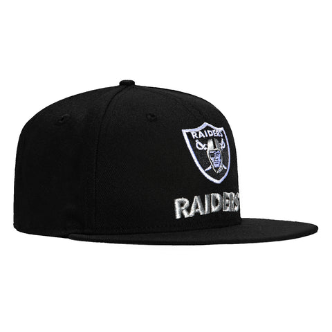 New Era 59Fifty Las Vegas Raiders Logo Hat - Black