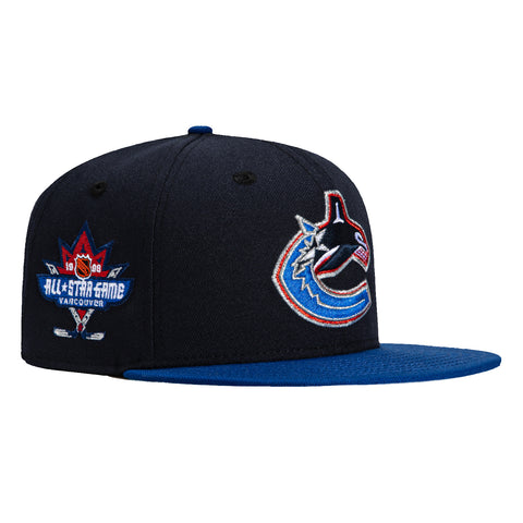 New Era 59Fifty Vancouver Canucks 1998 All Star Game Patch Hat - Navy, Royal