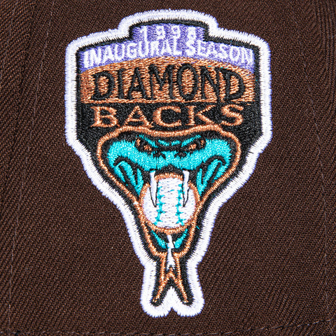 New Era 59Fifty Arizona Diamondbacks Inaugural Patch D Hat - Brown