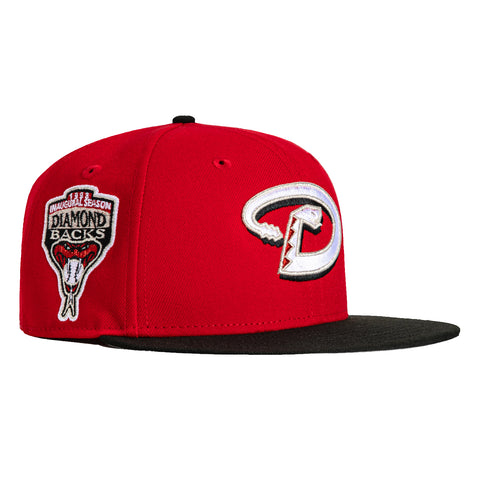 New Era 59Fifty Arizona Diamondbacks Inaugural Patch D Hat - Red, Black