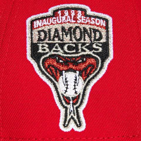 New Era 59Fifty Arizona Diamondbacks Inaugural Patch D Hat - Red, Black