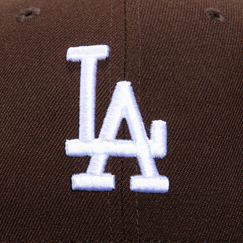 New Era 59Fifty Los Angeles Dodgers 1988 World Series Patch Hat - Brown