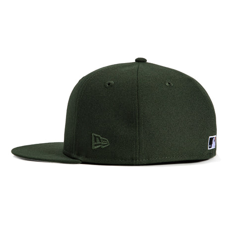 New Era 59Fifty Los Angeles Dodgers 50th Anniversary Stadium Patch Hat - Green, White, Metallic Copper