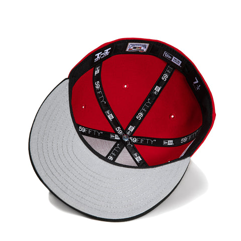 New Era 59Fifty Los Angeles Angels 50th Anniversary Patch Hat - Red, Black