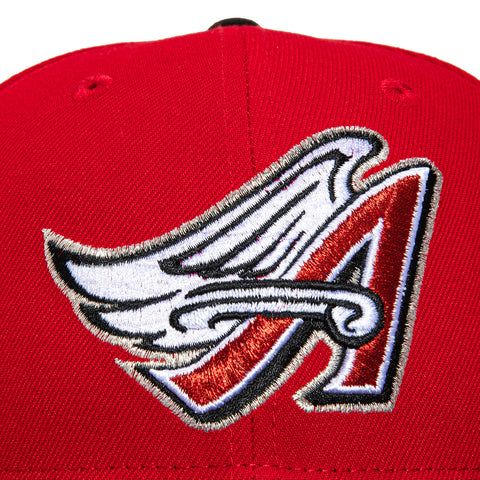 New Era 59Fifty Los Angeles Angels 50th Anniversary Patch Hat - Red, Black