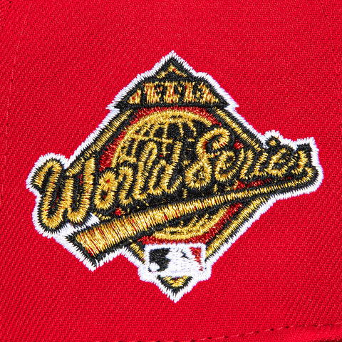 New Era 59Fifty New York Yankees 1996 World Series Patch Hat - Red, Black