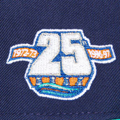 New Era 59Fifty New York Islanders 25th Anniversary Patch Hat - Light Navy, Teal