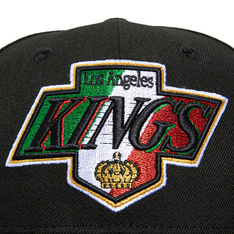 New Era 59Fifty Los Angeles Kings Mexican Heritage Night Patch Logo Hat - Black